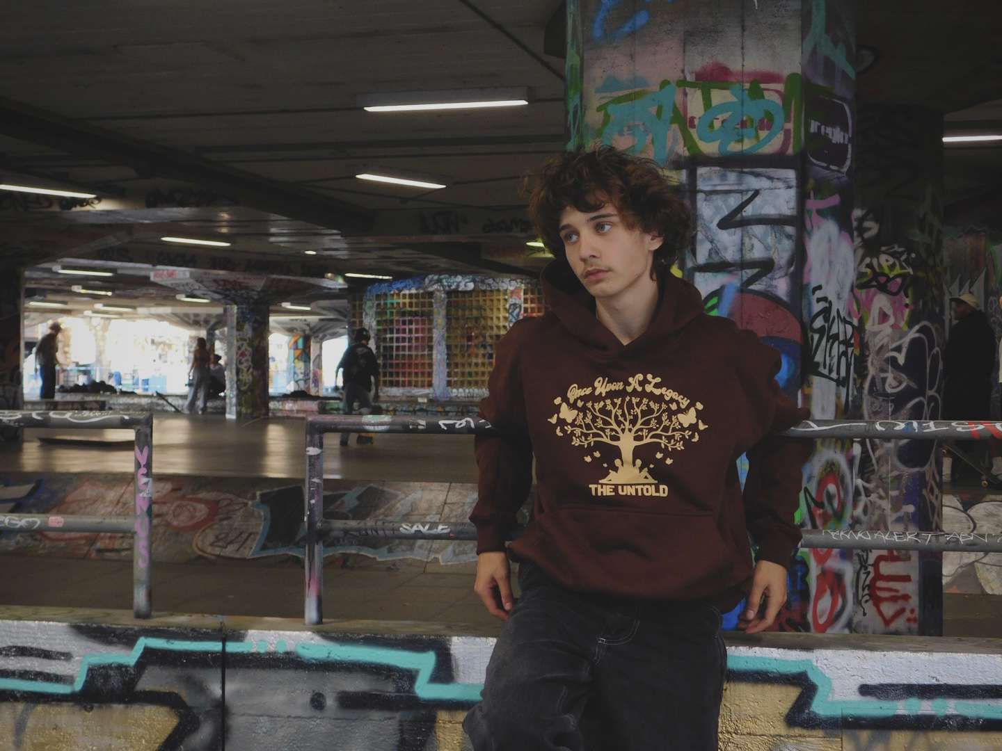 Brown 2 Tales Hoodie